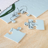 Santa Melk Cookies Dragon Legpuzzel (Zijkant)