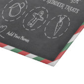 Santa melk en koekjes dienblad snijplank (Hoek)