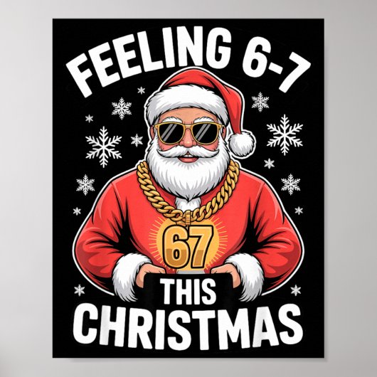 Santa Meme For Kids Feeling 67 At Holiday Family E Poster (Voorkant)