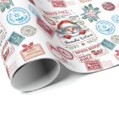 Santa Merry Christmas Speciale Aanbieding Cadeaupapier (Rol Hoek)