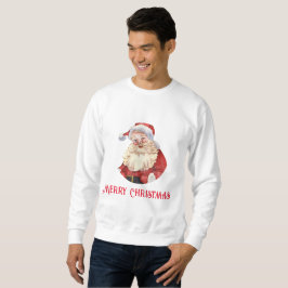 SANTA MERRY CHRISTMAS SWEATSHIRT