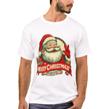  Santa Merry Christmas T-shirt
