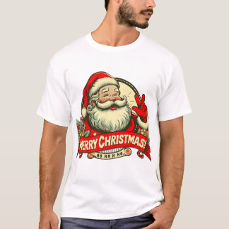  Santa Merry Christmas T-shirt