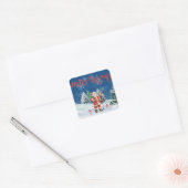 Santa Merry Cristmas Sticker (Envelop)