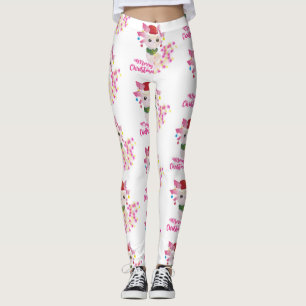 santa merry kerst axolotl leggings