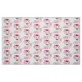 santa merry kerst axolotl stof (Fat Quarter)