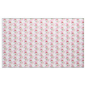 santa merry kerst axolotl stof (Yard (91,4 cm))