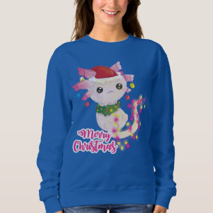 santa merry kerst axolotl trui
