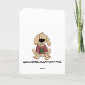 Santa Merry-kerstkaart door SRF Feestdagen Kaart (Achterkant)