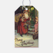  Santa Merry Kerstvakantie Cadeaulabel (Voorkant)
