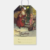  Santa Merry Kerstvakantie Cadeaulabel (Achterkant)