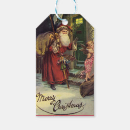  Santa Merry Kerstvakantie Cadeaulabel