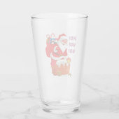 SANTA MET CHRISTMAS PRESENTS, HO! HO! HO! GLAS (Achterkant)