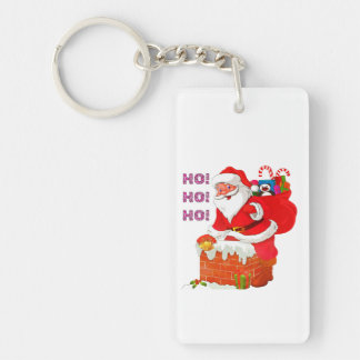 SANTA MET CHRISTMAS PRESENTS, HO! HO! HO! SLEUTELHANGER