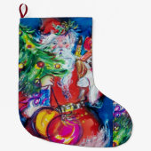 SANTA MET CHRISTMAS TREE BALLOONS EN GIFTEN GROTE KERSTSOK (Voorkant)