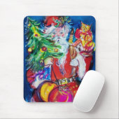 SANTA MET CHRISTMAS TREE EN GIFTS MUISMAT (Met muis)