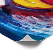 SANTA MET CHRISTMAS TREE EN GIFTS POSTER (Hoek)