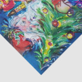 SANTA MET CHRISTMAS TREE EN GIFTS TISSUEPAPIER (Detail)