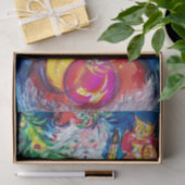 SANTA MET CHRISTMAS TREE EN GIFTS TISSUEPAPIER (Geschenk)