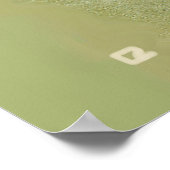 SANTA MET DEER EN CHRISTMAS GIFTEN IN WINTERSNEEUW POSTER (Hoek)