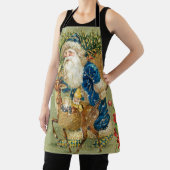 SANTA MET DEER EN CHRISTMAS GIFTEN IN WINTERSNEEUW SCHORT (Insitu)