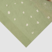 SANTA MET DEER EN CHRISTMAS GIFTEN IN WINTERSNEEUW TISSUEPAPIER (Detail)