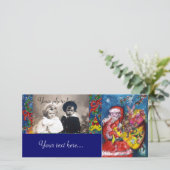 SANTA MET GIFTS FEESTDAGENKAART (Staand voorkant)