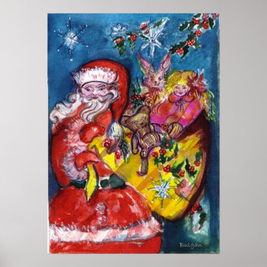 SANTA MET GIFTS POSTER (Voorkant)