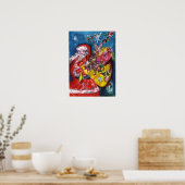 SANTA MET GIFTS POSTER (Keuken)