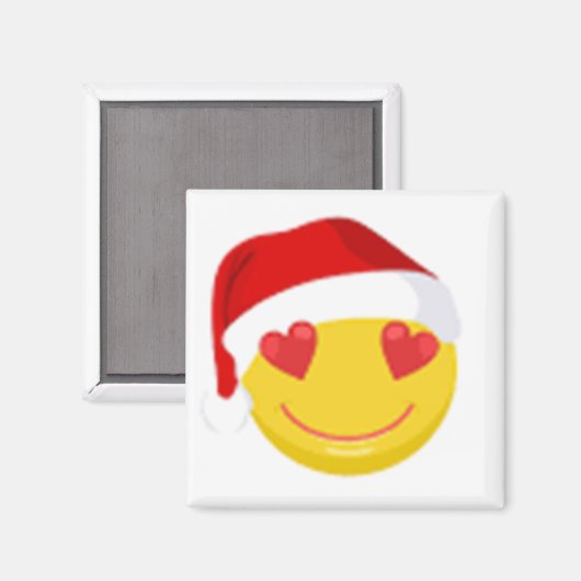 ***SANTA MET HARTOGEN*** MAGNET VOOR HEM OF HAAR (Voorkant / Achterkant)