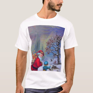SANTA MET KIND IN WINTER SNEE T-SHIRT
