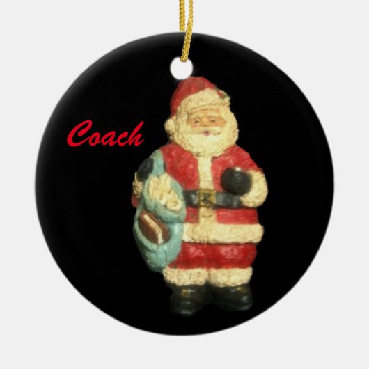 SANTA MET MAPS COACH CHRISTMAS ORNAMENT (Voorkant)