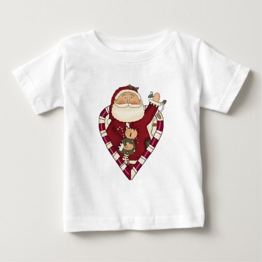 Santa met Ragdoll Tshirts en Geschenken (Voorkant)