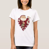 Santa met Ragdoll Tshirts en Geschenken (Voorkant)