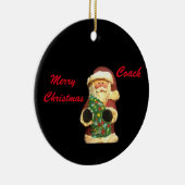 SANTA MET TREE CHRISTMAS COACH ORNAMENT (Rechts)