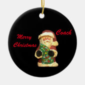 SANTA MET TREE CHRISTMAS COACH ORNAMENT (Voorkant)