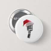 santa-microfoon ronde button 5,7 cm (Voorkant /achterkant)