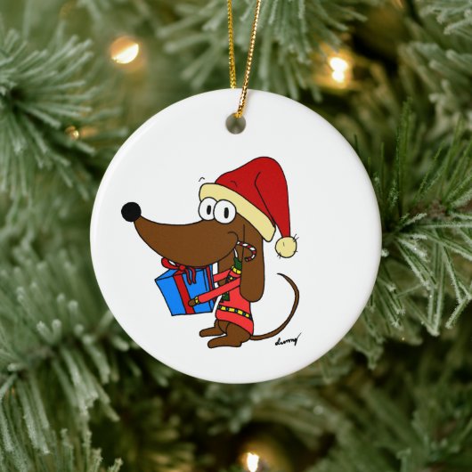  Santa Midge Keramisch Ornament (Boom)