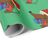 Santa Midge Kerst inpakpapier (Rol Hoek)