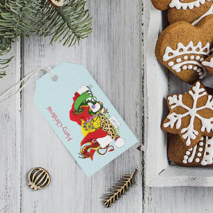Santa Milk Cookies Draken Cadeaulabel