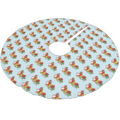 Santa Milk Cookies Draken Kerstboom Rok (Gekanteld)