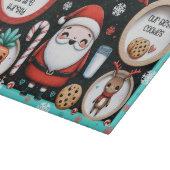 Santa Milk & Cookies Tray met Reindeer Snacks Snijplank (Hoek)