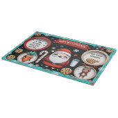 Santa Milk & Cookies Tray met Reindeer Snacks Snijplank (Hoek)