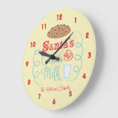 Santa Milk en koekjes Kerstmis Grote Klok (Hoek)