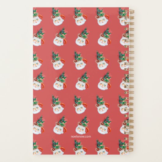 Santa Mint Green Planner (Achterkant)