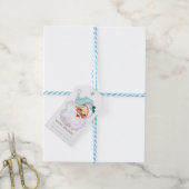 Santa Mint kerstcadeau Label Cadeaulabel (Met Touw)