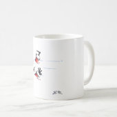 Santa Mob Hit koffie mok (Voorkant rechts)