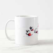 Santa Mob Hit koffie mok (Links)