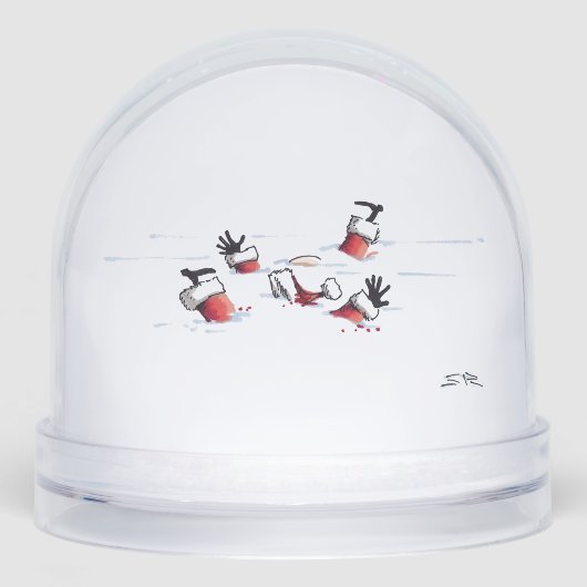 Santa Mob Hit snow globe Sneeuwbol (Voorkant)