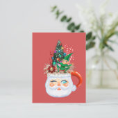  Santa Mok Briefkaart (Staand voorkant)